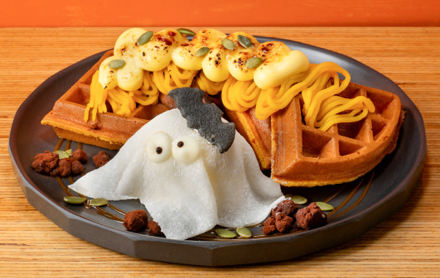 ハロウィンワッフル