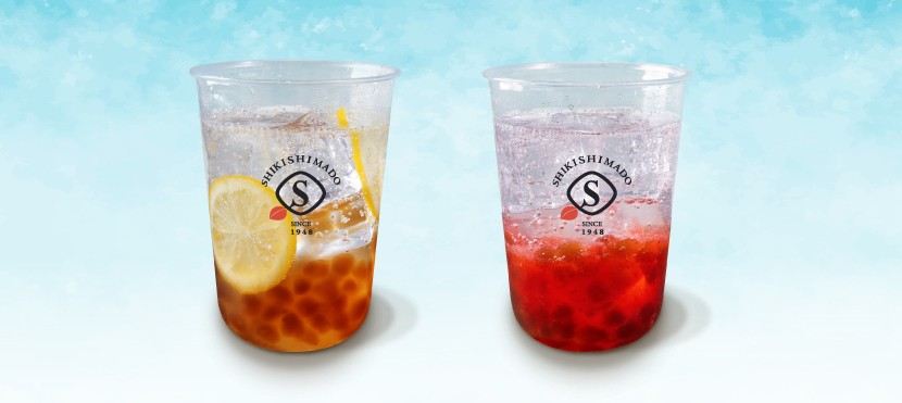 わらび餅ドリンク ソーダわらピ｜和菓子 竹久夢二本舗敷島堂株式会社 岡山